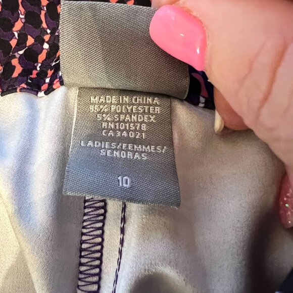 Page &‎ Tuttle NWT Snakeskin Print Casual Shorts Womens Size 10 Stretch Fabric - Picture 6 of 9